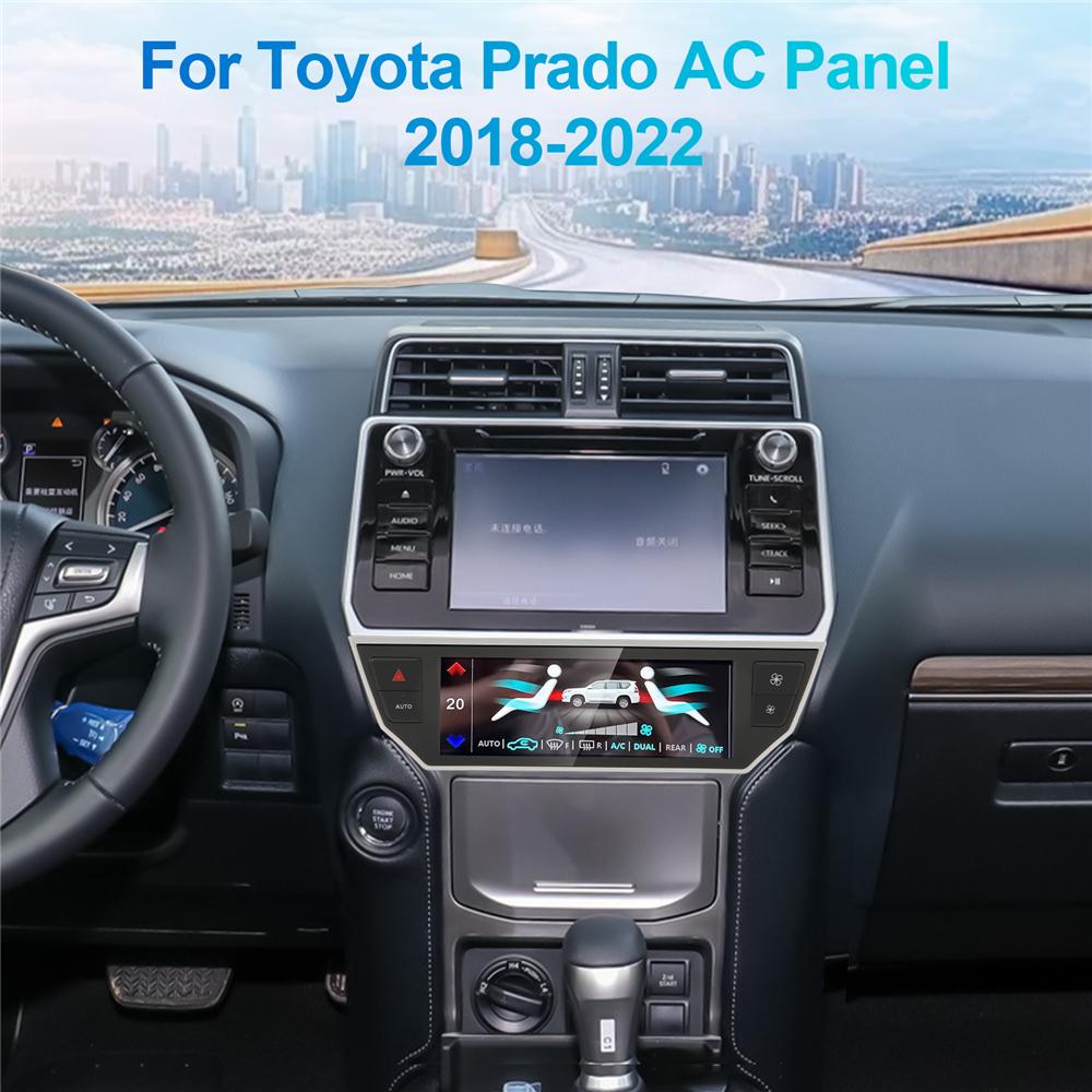 A/C Touch Screen Control Panel For Toyota Land Cruiser Prado 2018-2022 Plug&Play