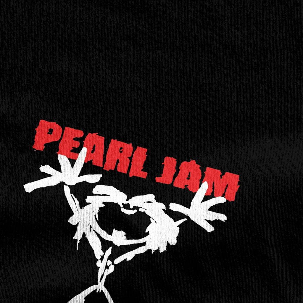 Men's Pearls Jams T-Shirts Music Band Heavy Metal Pure Cotton Clothing Summer Y2K Funny T Shirt O Neck Fashion Custom Tee Shirt
