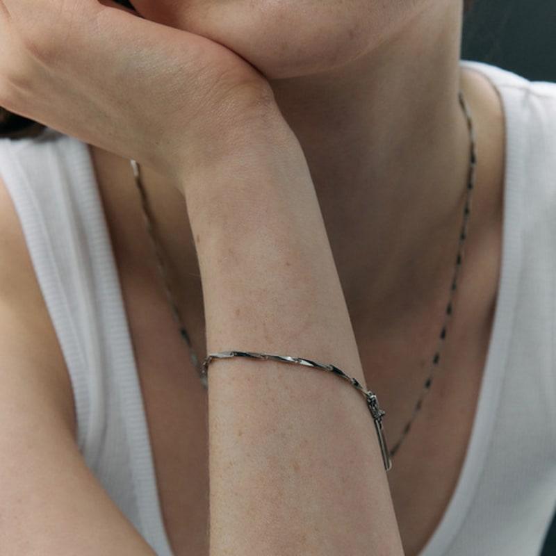 

VINTAGE HOLLYWOOD Prism Chain Bracelet_VH25NNBR175V Silver