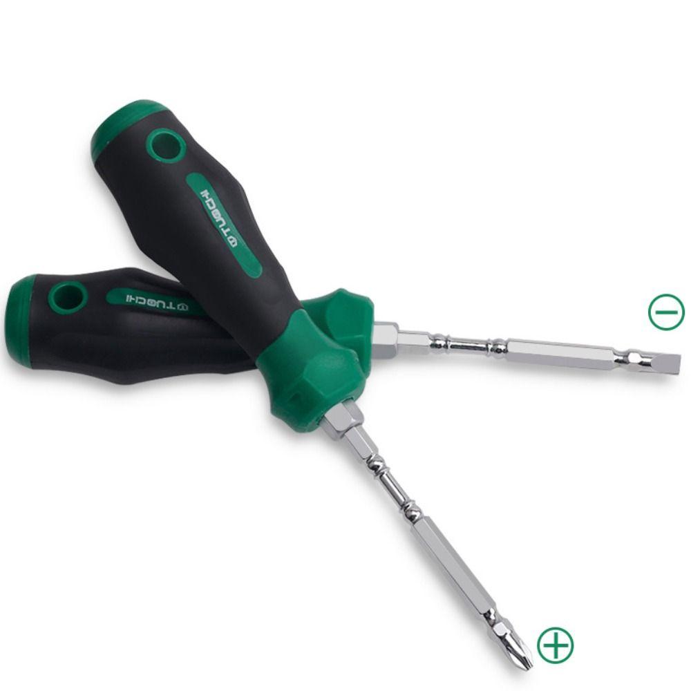 Schlitz-Kreuzschlitz-Werkzeug Rutschfester Griff Schraubendreher-Bit Hochwertiger isolierter Schraubendreher