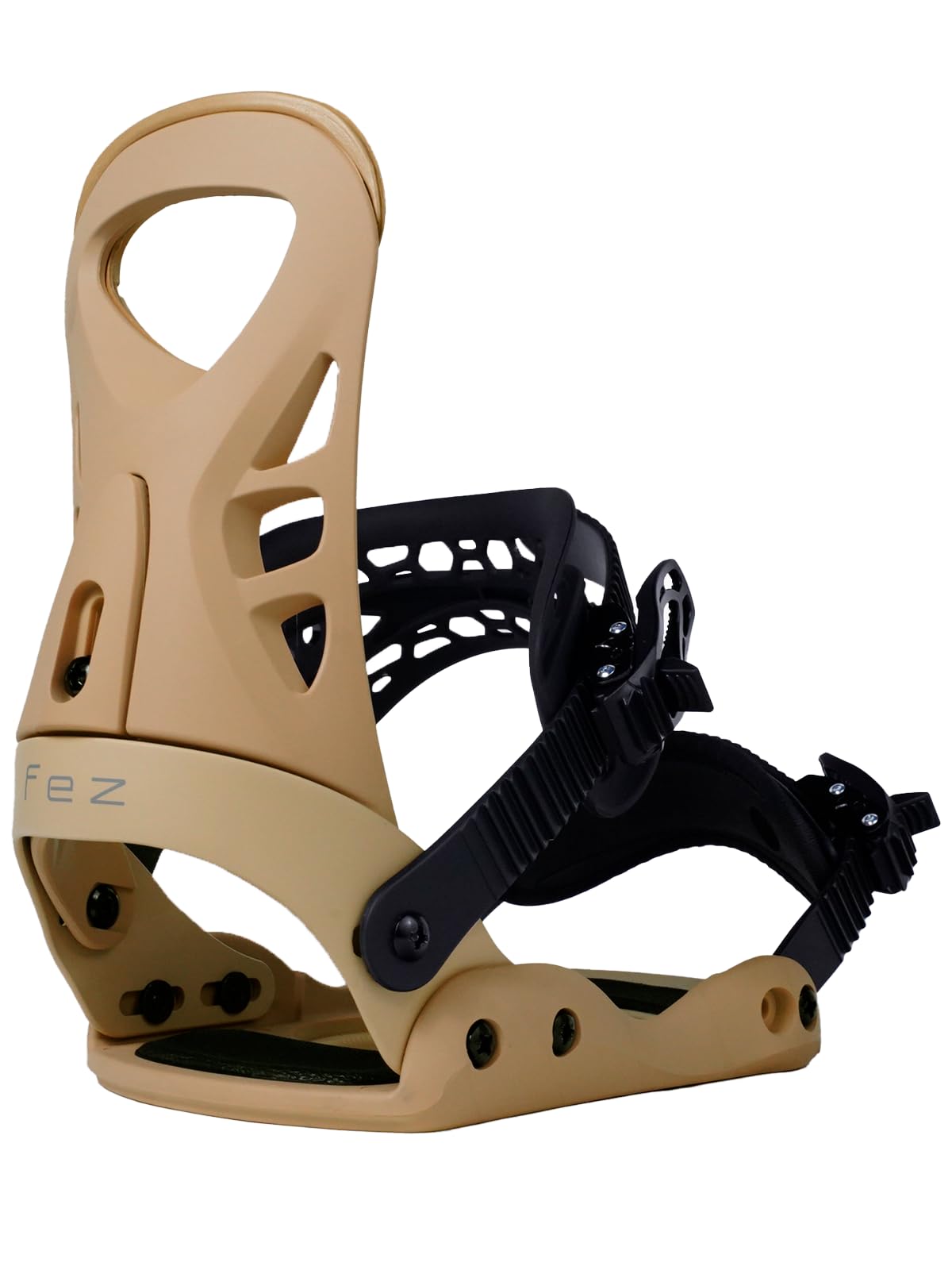 

2024 Новая Модель Крепления для Сноуборда FEZ BINDING Полностью Черные Полуночно-Серые Синие Легкие Модель Начального Уровня для Начинающих с Новыми Ремнями Canyon (Матовая глина, S/M
