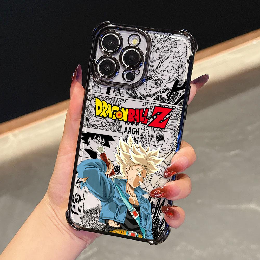 D-DRAGON BALL TRUNKS Funda For iPhone 18 17 Pro 16 15 14 13 12 11 Pro Max Case 17 Plus 17E 16E 17Air Silicon Protection Phone Cover