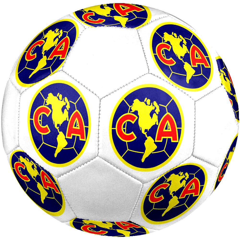 Club America Soccer Ball, colorful, suitable for all ages, machine-stitched, PVC material, competition grade, durable and high bounce