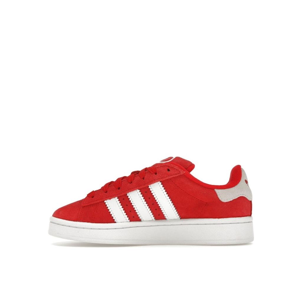 Adidas Campus 00s J Scarlet - Bílý patní díl Dětské tenisky Červená Better-Scarlet Cloud-White IG1230
