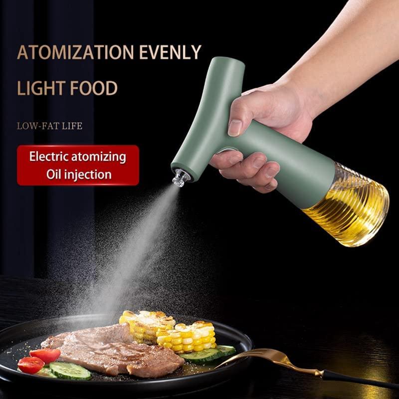 Buy 240Ml Electric Olive Oil Sprayer for Air Fryer Bottle,Salad (Black