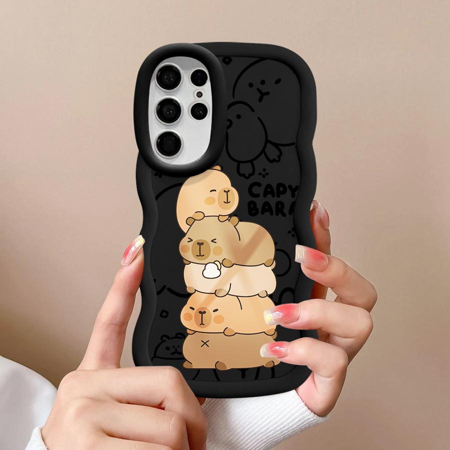 Capybara Cute Cool Soft Phone Cover Case for Samsung Galaxy S21 S20 FE S23 Plus A25 S24 S22 Ultra S25 A26 A24 A54 A55 A36 A35
