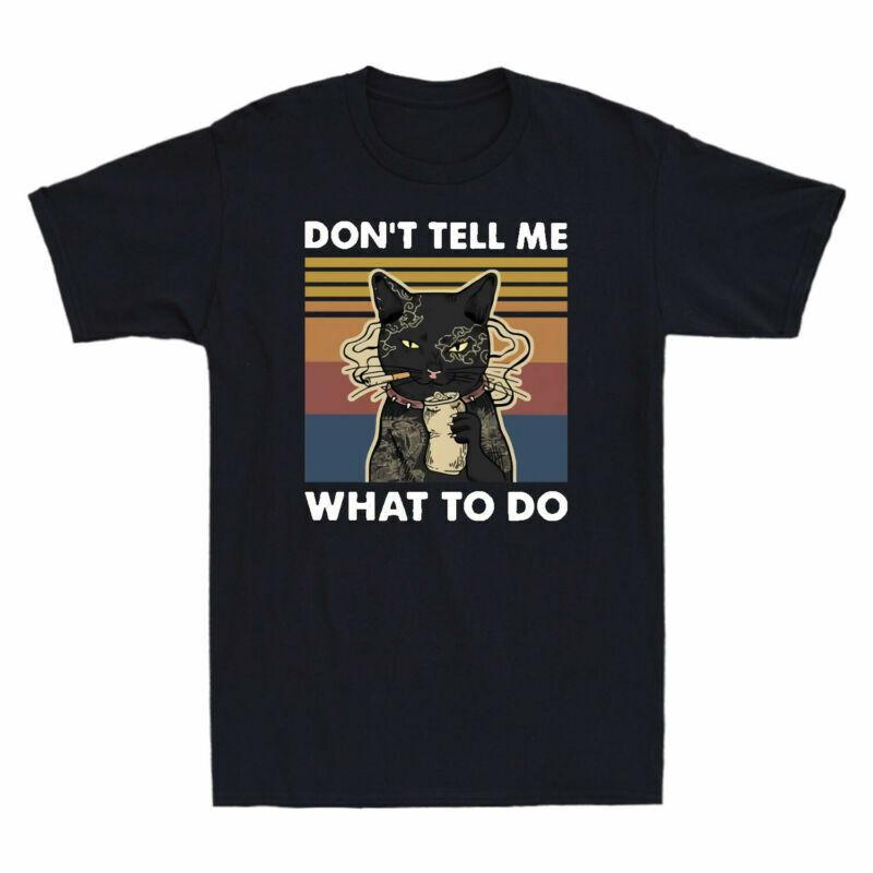 Shirt Do Smoking Dont Tell Cat Me Shirt What Vintage Funny T To Black Cigarette S