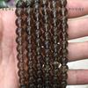 brown glass beads