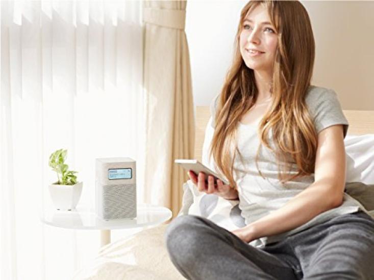 Sony Home Radio Compatible White W SRF-V1BT FM/AM/Wide FM/Bluetooth SRF-V1BT