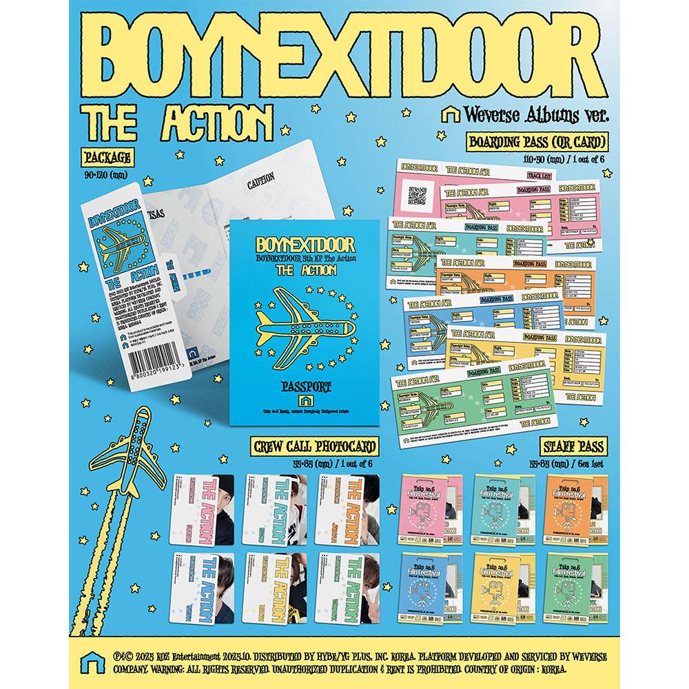 BOYNEXTDOOR 5. EP [The Action] (Weverse Albums ver.)