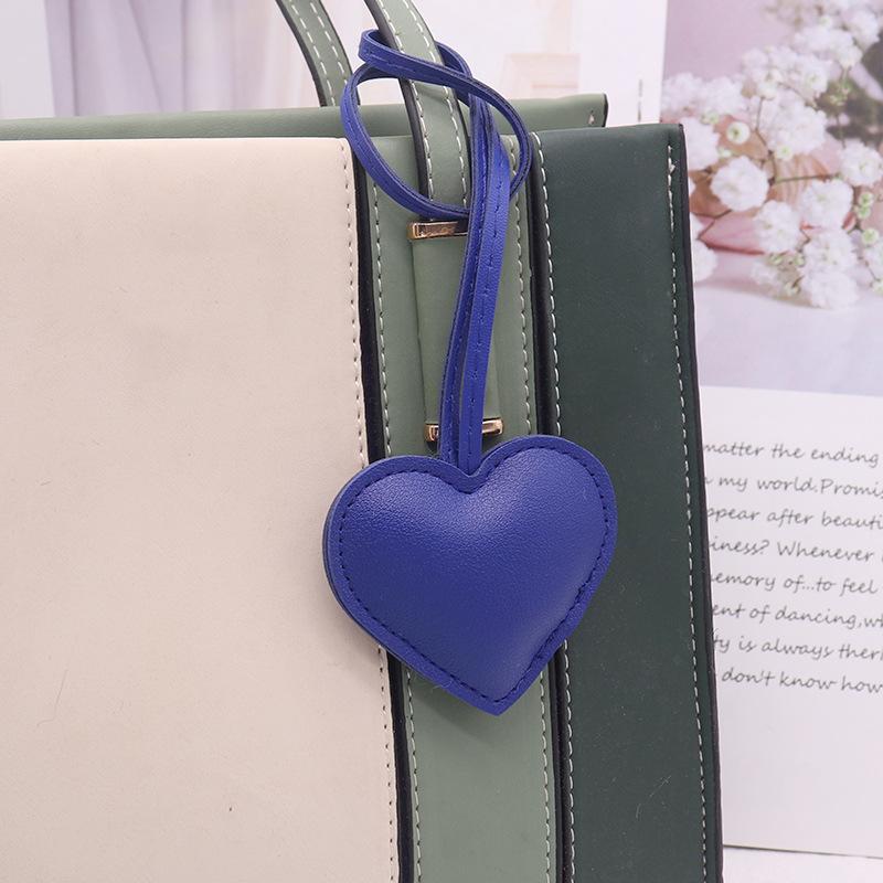 Herzförmiger Schlüsselanhänger, Rosa, Niedlicher herzförmiger Anhänger, Taschendekoration Zubehör, Schlüsselring, Geschenk, für Damen und Mädchen, Valentinstagsgeschenk