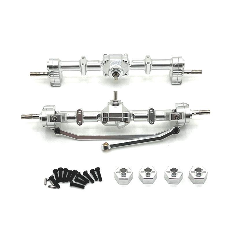 Metal Upgrade 12mm Connector Front and Rear Door Bridge Assembly For MN Model 1/12 MN168 RC Car Parts