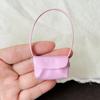 1Pcs Dollhouse Decoration Pretend Play Toy 15-17Cm Doll Handbag Lady Leather Bag Pu Leather Purse Accessories