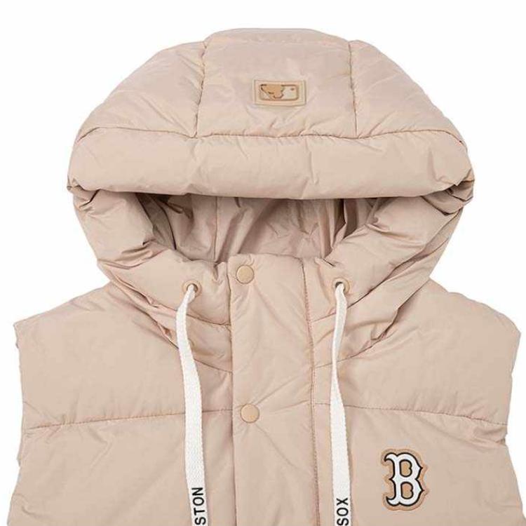 New MLB Down Jackets Unisex Khaki 3ADVB0126-43BGS