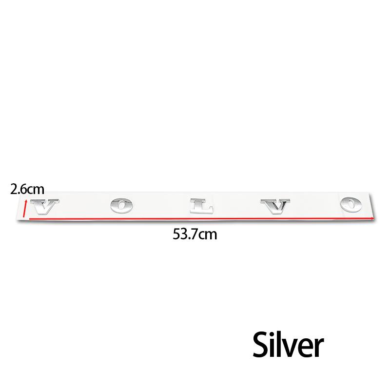 New Car ABS  Letter Sticker VOLVO Trunk Logo Sticker For Volvo XC60 XC90 S60 S80 S60L V40 V60 T5 T6 AWD Car Styling Accessories
