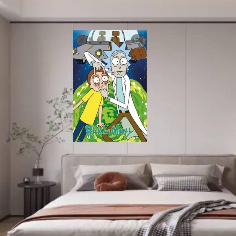 High-quality Pp Adhesive Anime Poster With Modern Decorative Art For Living Room