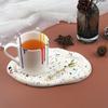 Irregular Clouds Plate Coaster Mold Handmade DIY Resin Epoxy Jewelry Silicone Glossy Mould for Plaster Tray