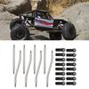 8Pcs/Set RC Steering Link Rod End Stainless Steel Fit for Axial Capra AXI03004 Remote Control Car