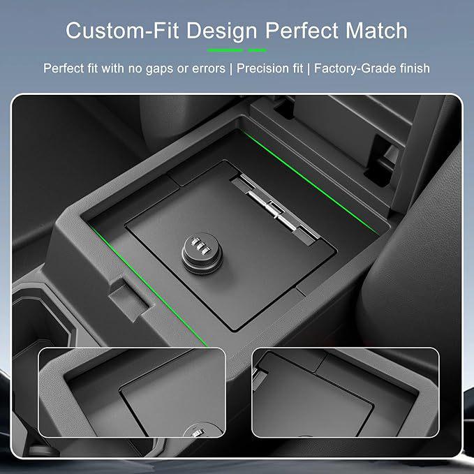 Toyota Car Center Console Armrest Box Safe for Cross-border Security