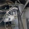 Mechanical Pressure Switch 0.2-2.5bar 0.8-5bar 1-16bar NO+NC Water Pump Air Oil Pressure Controller 5-50bar M20*1.5 Hydraulic