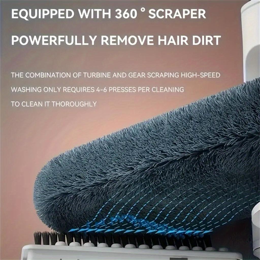 1pc Adjustable Spin Mop and Bucket Set with 1 Reusable Microfiber Pad, 360-Degree Swivel Head, Efficient Cleaning for Home Use, Plastic Material