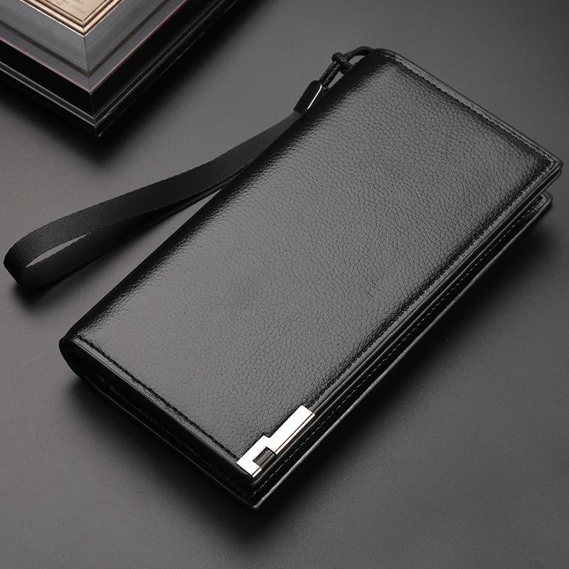 Men's Wallet, Wallet, Anti-theft Brush, Anti-degaussing Long Zipper, Multi-layer Multi-card Position, Business Wallet, Card Bag.
