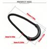 Multi-Color Zipper Pull Replacement Durable U-Shaped Slide Rail Suitable for Backpacks Jackets Suitcases