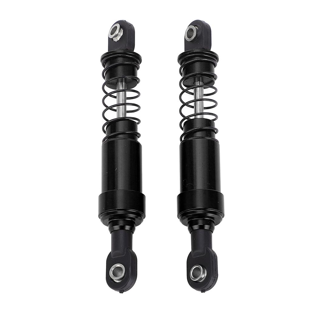 RC Car Oil Shock Absorber Lightweight Aluminum Alloy Water Resistant 75mm RC Car Dampers for SCX10 1/10 RC Car Black