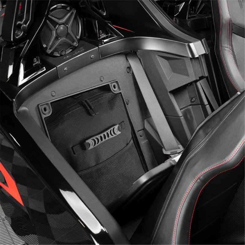 Heavy Duty Waterproof Motorcycle Storage Bag Oversized Rear Compartment Weatherproof Polyester Vehicle Specific Design