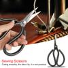 A3 Carbon Steel Leather Sewing PVC Handle Elbow Scissors Assembly