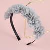 Fashion Chiffon Flower Headbands Plastic Teeth Hairbands Baby Girls Headbands Children Kids Floral Hairband Hair Accessories Set