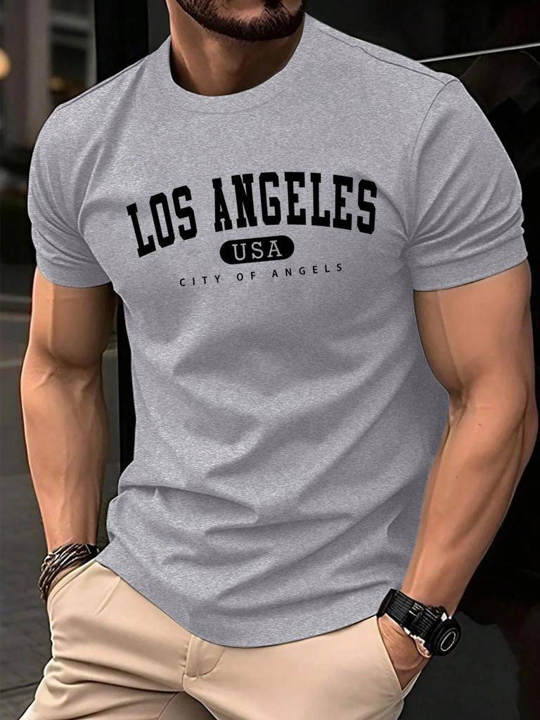 About Usa Art Letters Print Men Retro TShirt Casual Cotton T Shirts Loose Hip Hop Clothes Male ONeck Comfortable Short Sleeve