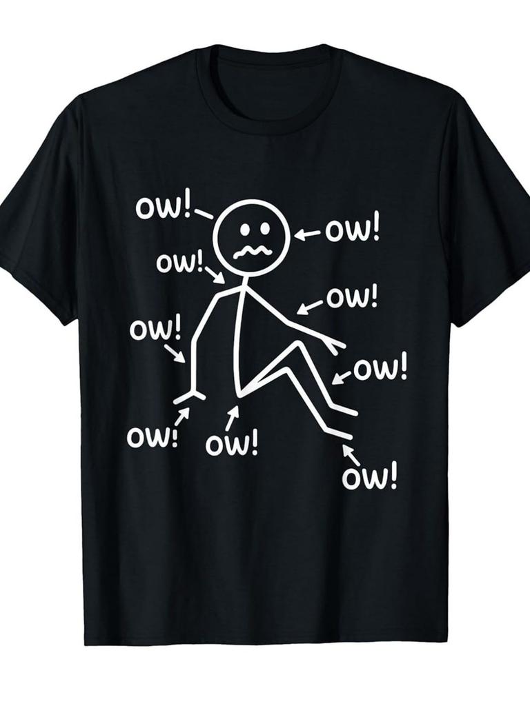 Chronic Awareness T-Shirt, Featuring a Smiling Owl Image And Fibromyalgia Symptoms Design, Soft And