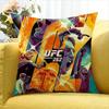 Housse de coussin carrée Combat UFC Logo Différentes Tailles Pour Décoration de Voiture Maison Chambre à Coucher