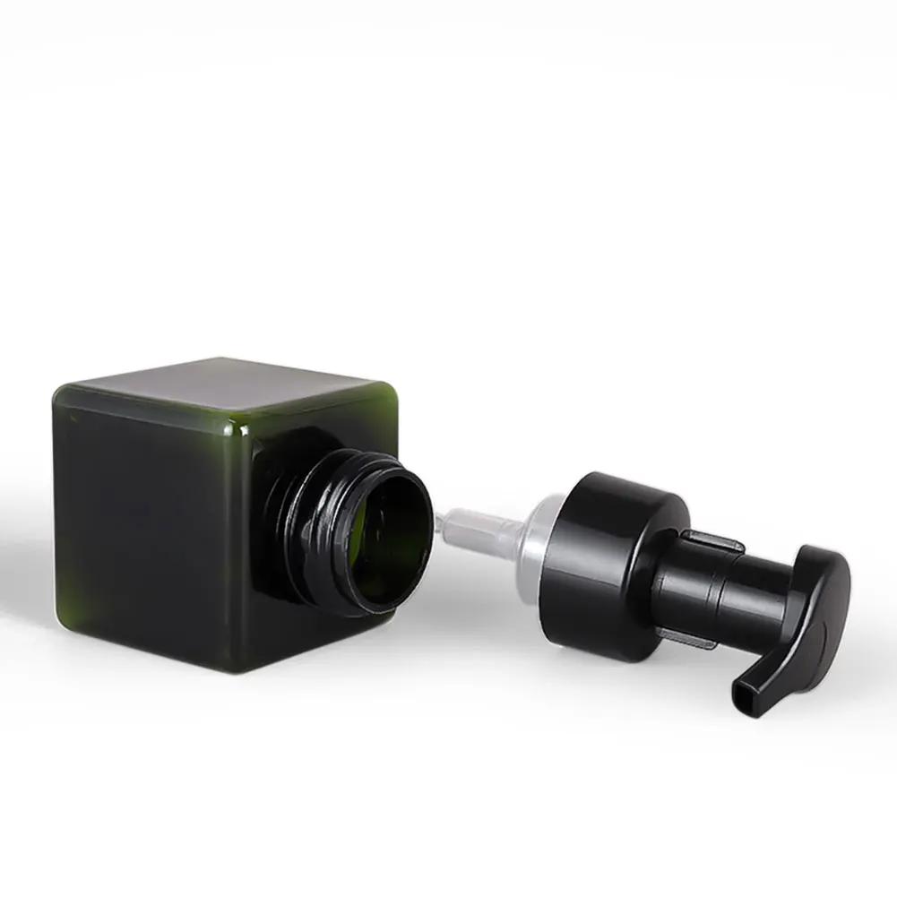 250/450/650ML Empty Square Clear Foaming Bottle Liquid Soap Whipped Mousse Points Shampoo Lotion Shower Hand Washing Gel Pump