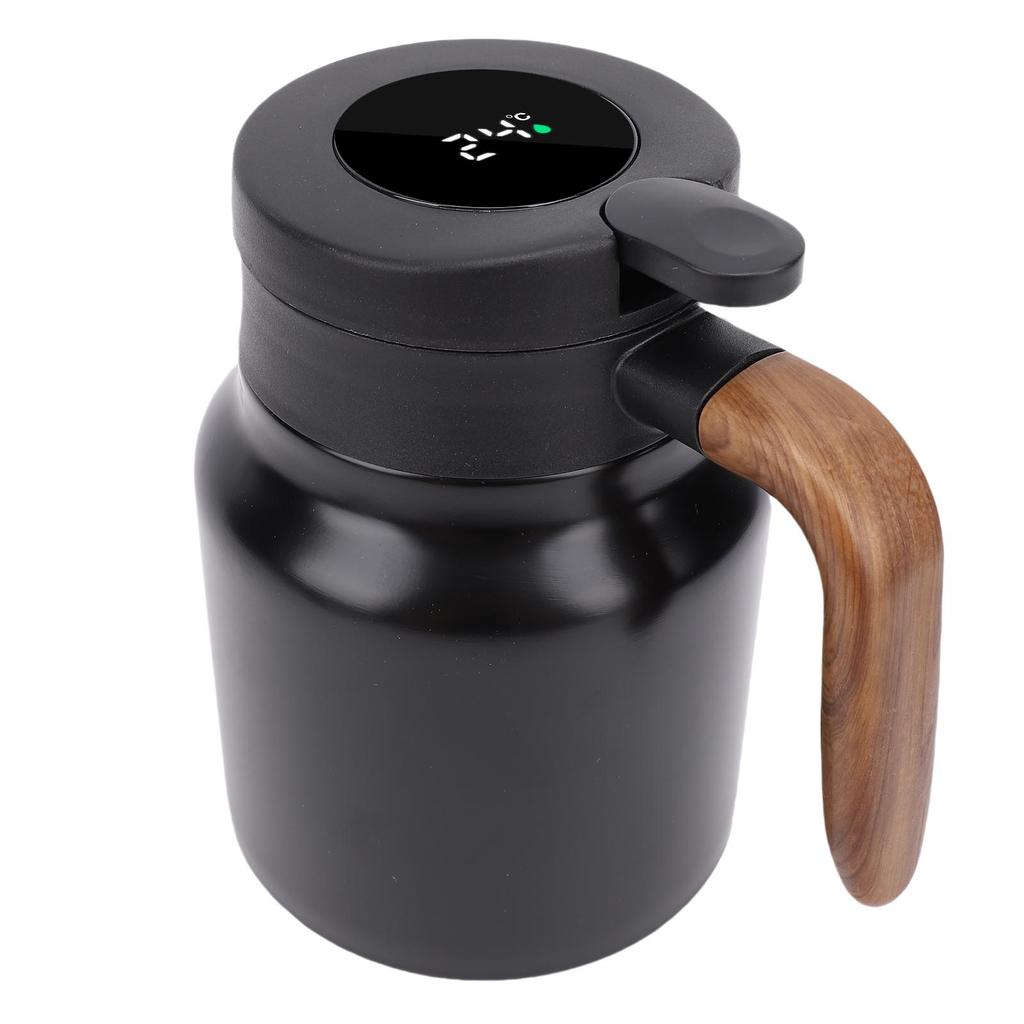 Thermal Coffee   1000ml 316 Stainless Steel Insulated Vacuum Coffee Kettle with Tea Infuser for Milk   Iced Drink Hot Water