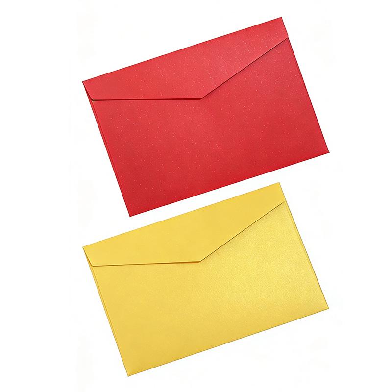 Thickened Pearlized Triangular Kraft Paper Envelope for Business Meetings