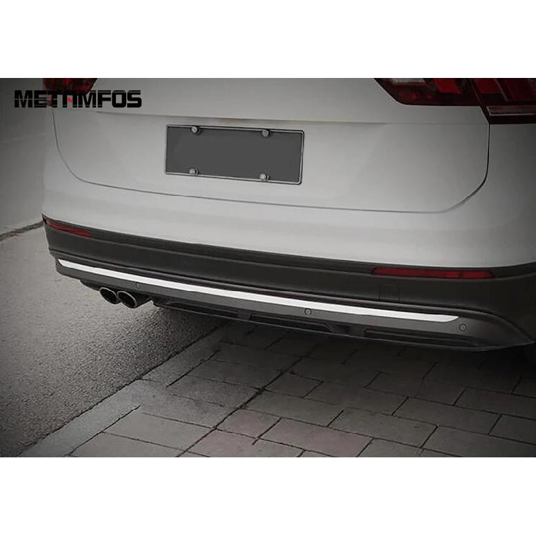 Rear Bumper Trim For VW Volkswagen Tiguan 2017 2018  Bumper Lip Spoiler Splitter Protector Sticker Accessories Car Styling