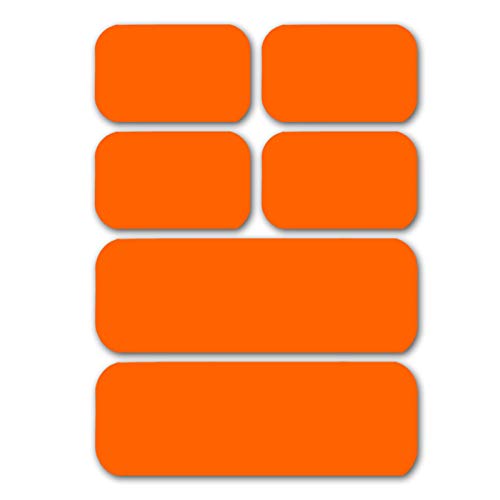 

[Set of 6 EMS Gel Sheets, Gel Pads, Made in Japan] Abdominal Muscles, Compatible, High Conductivity, Non-Genuine Product