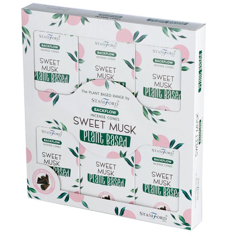 Backflow Incense Cones - Sweet Musk 12 Cones