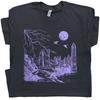 Wizard T Shirt Magic Mystical T Shirt Men Women Doom Metal Shirt Medieval Theme