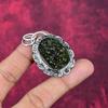 Moldavite Pendant, 925 Solid Sterling Silver Jewelry, Gemstone Pendant, Gift For Her Handmade Dainty Jewelry