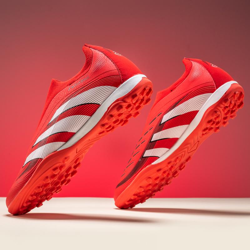 2025 Fashion Men Light Soccer Shoes Size 33-48 Boys Soccer Shoes Football Boots High Ankle Kids Cleats Training Sport Sneakers F