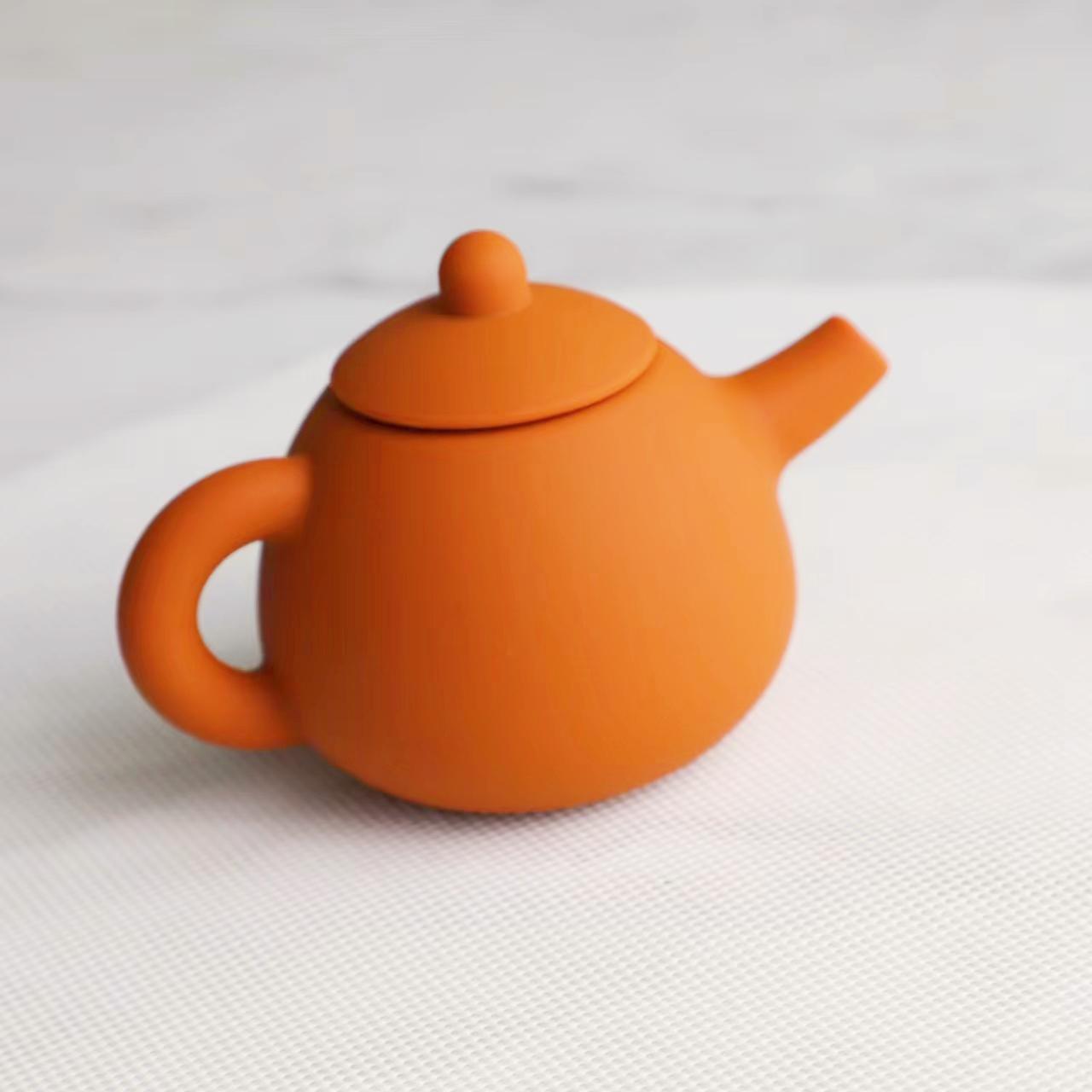 

Silicone Tea Toys Pretend Play Kitchen Accessories Food Playset for Kids Role Play Game for Toddlers Girls Boys Gifts оранжевый