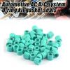 10/200pcs Air Conditioning Charging Hose Valve Gasket Car Manifold Repair Sealing Kit Replacement Rubber Gasket Pad Seal Ring