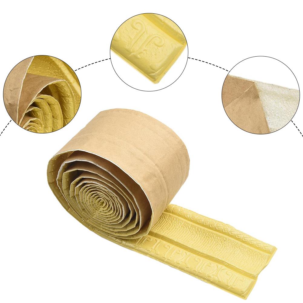 Non-Damaging Removable Wall Trim Sticker for Skirting Line Background Wall and Door Frame Decoration Without Drilling