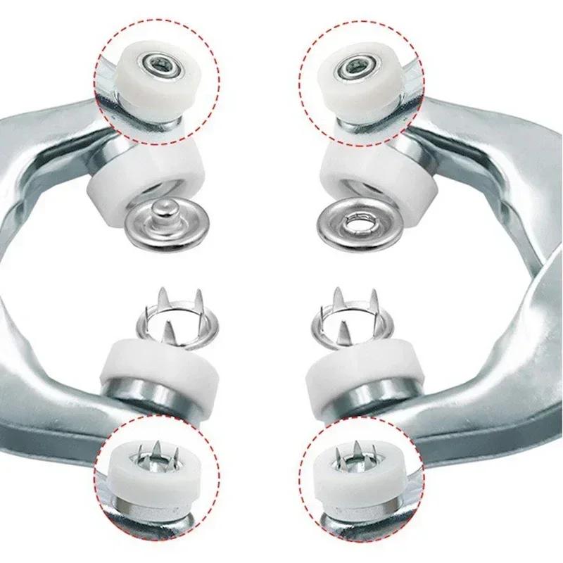 Five-prong Button Installation Pliers Metal Snap Button Tools Kit For Garment Sewing Clothes Bags Buttons Seam Buckle DIY Tools