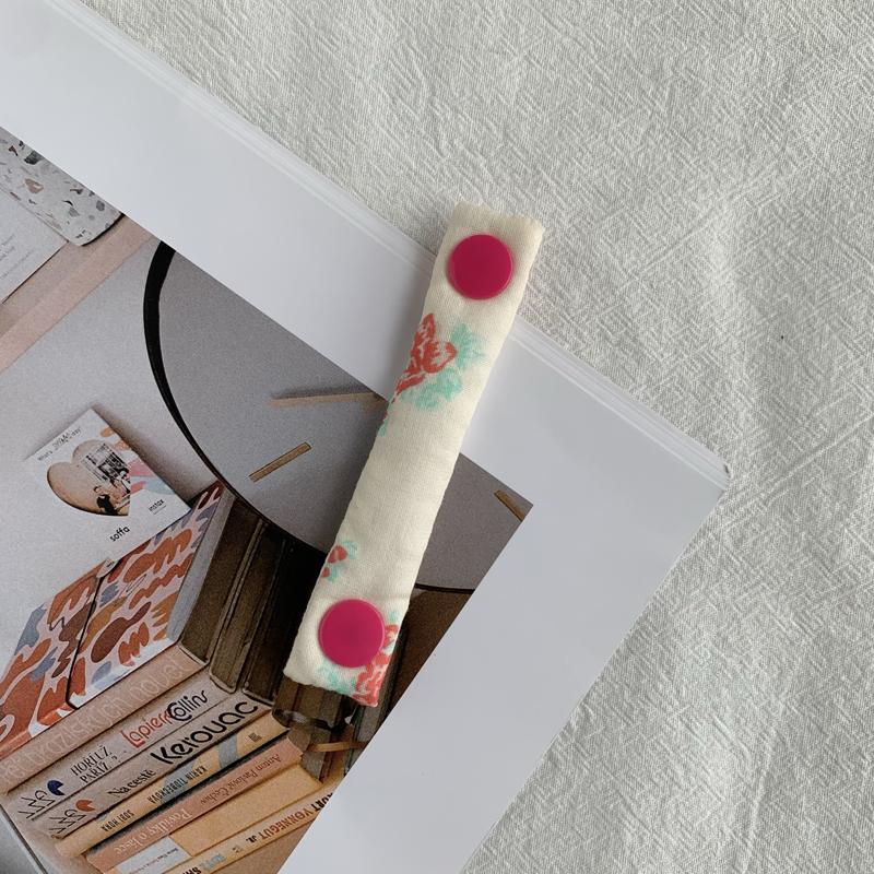 Floral Cable Organizer Cloth Straps Reusable Adjustable Cord Holder Cute Ins Style Wire Management for Phone Charger Earbuds New