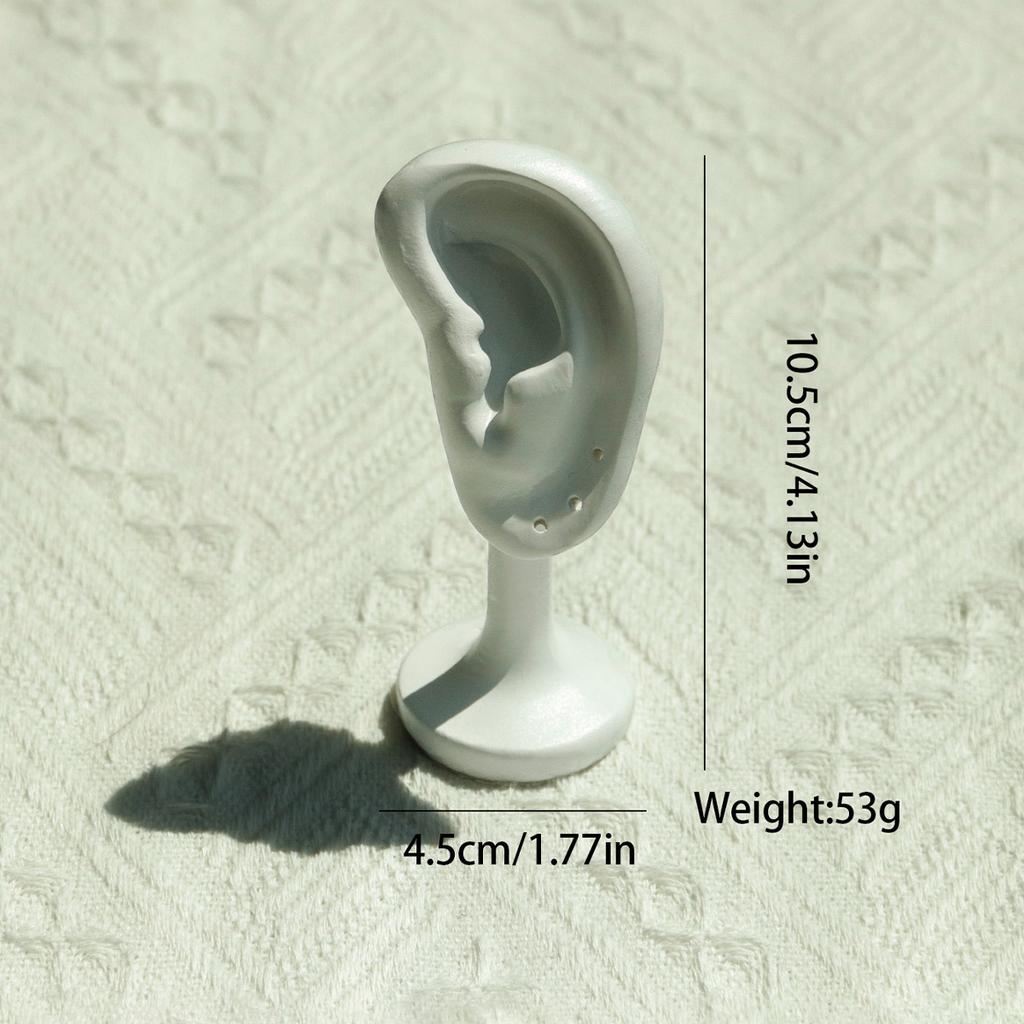 1pc Resin Side Face Mannequin Jewelry Display Stand Head Bust Portrait Necklace BraceletS Earrings Jewellery Storage Rack Holder