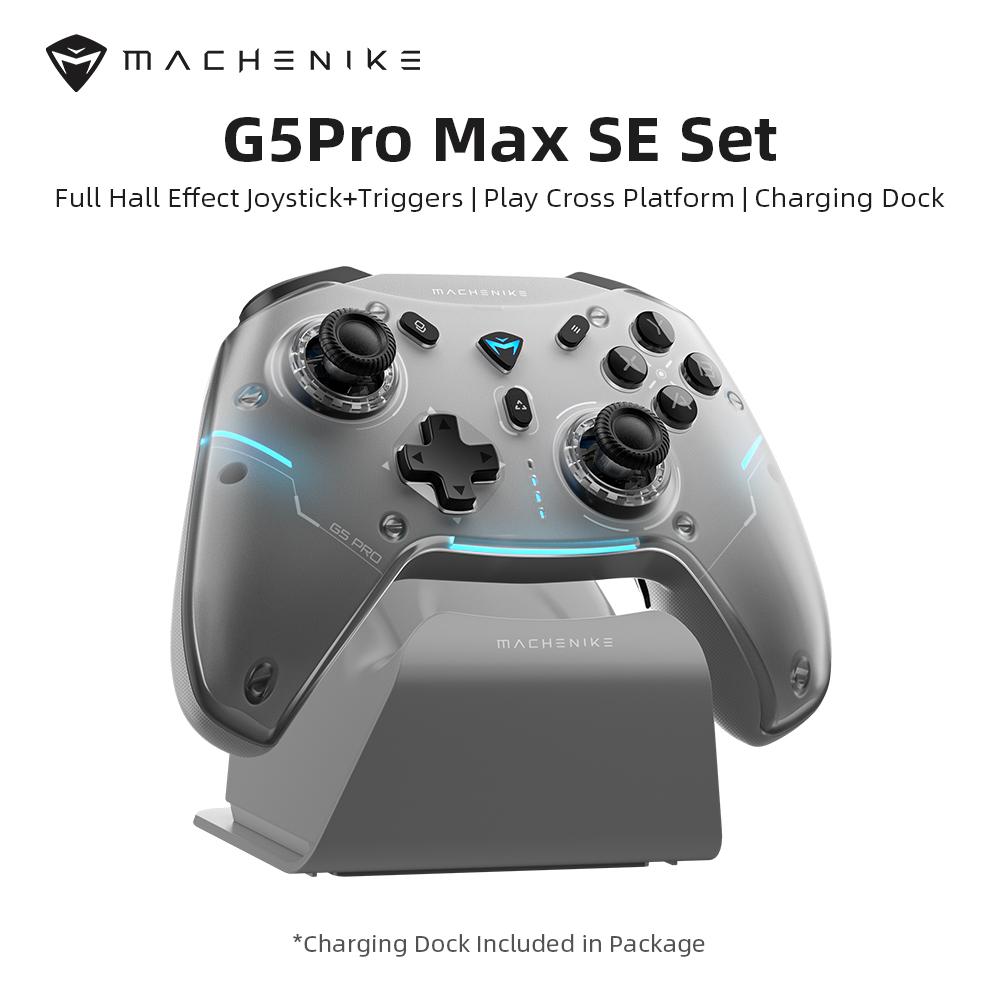 MACHENIKE G5Pro Max SE Gaming-Controller Mit Ladestation Optionale Hall-Effekt-Joysticks Trigger RGB-Licht Kabelloses Gamepad
